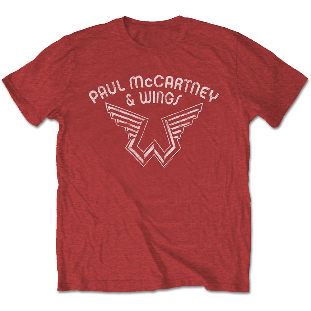 PAUL MCCARTNEY ポールマッカートニー (ソロ 55周年 ) - Wings Logo / Tシャツ / メンズ - PGS